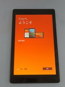 ●●Amazon SX034QT fire HD8 アマゾン 第7世代 kindle タブレット USBケーブル付き USED 93803●●！！