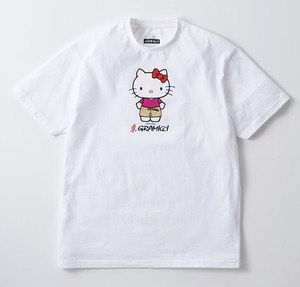 ⑦新品 GRAMICCI × HELLO KITTY グラミチ ハローキティ Tシャツ KIDS Mサイズ (120～130) 白 サンリオ