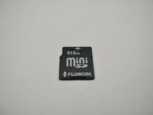 512MB　メガバイト　FUJIWORK　miniSDカード　メモリーカード　ミニSDカード
