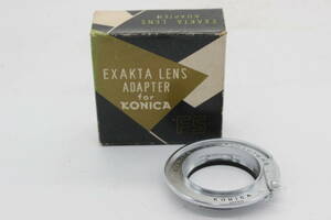 【返品保証】 【元箱付き】 Exakta Lens Adapter For Konica FS エキサクタ、コニカレンズ用アダプター s5535