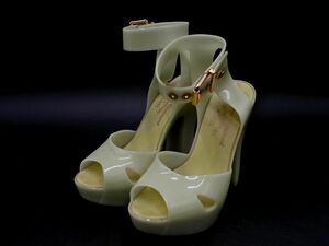 Vivienne Westwood ヴィヴィアンウエストウッド mellissa サンダル size37（23ｃｍくらい）/アイボリー ■■ ☆ edb0 レディース