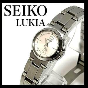 SEIKO LUKIA セイコー 1F21-0AC0 ピンク ラウンド 腕時計 SSVX049