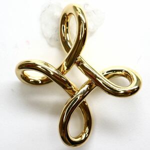 TIFFANY&Co.(ティファニー) 《K18 インフィニティークロスペンダント》M 約1.5g ペレッティ pendant jewelry ジュエリー EA3/EA3