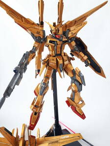 MG1/100アカツキガンダム　シラヌイ　オオワシ装備、改修塗装済、完成品