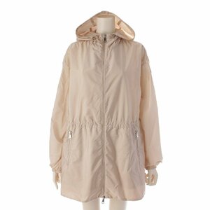 【モンクレール】Moncler　22年 WETE ナイロン ウィンドブレーカー フーデッド ジャケット ベージュ 0 【中古】【正規品保証】201678