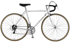 送料込み RALEIGH ラレー CLR カールトンクラブレース CLUB RACE クラシッククロモリロード 500mm 163-177cm パールホワイト