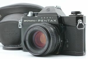 ペンタックス PENTAX SPF ブラック & SMC TAKUMAR 55mm F/1.8 標準レンズ セット s3188