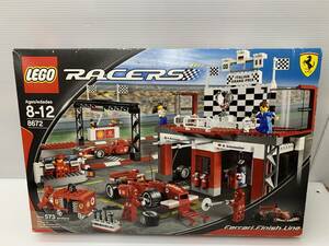 69-KT3958-140: LEGO レゴ RACERS 8672 Ferrari Finish Line フェラーリ 未使用品