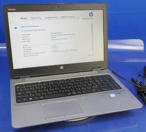 OS無訳あり品 15.6 HP ProBook 650 G3/Core i3 7100U/メモリ4GB/HDD無/テンキー ノートPC HP F042404K