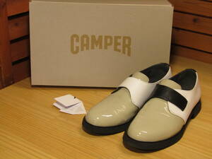 Y送料無料Y△072【CAMPER カンペール】Twins ローファー エナメル&レザー SIZE 39