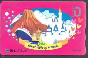 Suica★TOKYO Disney RESORT★新品同様★使用歴１回のみ★デポのみ★再チャージ・使用可★台紙付き★スイカ★東京ディズニーリゾート