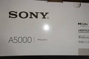 新品未使用保証付税込　ソニーHT-A5000 [サウンドバー 5.1.2ch Dolby Atmos対応 SONY 