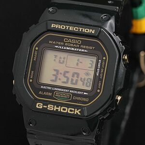 1円 稼働 良品 カシオ G-SHOCK DW-5600R QZ デジタル文字盤 ラバーベルト メンズ腕時計 DOI 6696000 4JWY