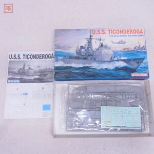 未組立 ドラゴン 1/700 U.S.S. タイコンデロガ級ミサイル巡洋艦 DRAGON TICONDEROGA 艦船模型【20