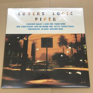 (LP) Piper - Lovers Logic WQJL-157 パイパー - ラヴァーズ・ロジック 山本圭右 村田和人 アーバン・ライト・メロウ 未開封