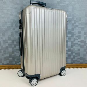 【美品】RIMOWA リモワ SALSA サルサ 61L MW 4輪 TSAロック プロセコ シャンパンゴールド系 チェックインM 超軽量 スーツケース キャリー