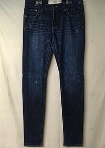 Abercrombie&Fitch PERFECT STRETCH アバクロ ストレッチスキニーデニム W25