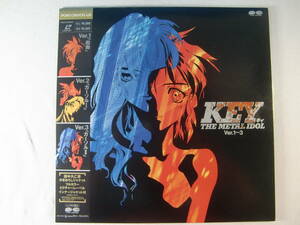 【LD】Key The Metal Idol キィ・ザ・メタル・アイドル Ver.1起動 Ver.2カーソルⅠ Ver.3カーソルⅡ 帯付！ - 佐藤博暉 - 岩男潤子