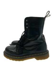 Dr.Martens◆レースアップブーツ/UK4/BLK/レザー/10092