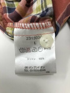 レディーストップス チェック柄長袖シャツ レディーストップス 384