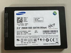 SAMSUNG 　SSD 256GB【動作確認済み】2657　 