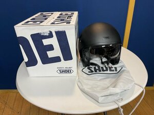 ■　SHOEI　■　ジェットヘルメット　61ｃｍ（XL）　■　J.O　JO　マットブラック　★　状態良好！！