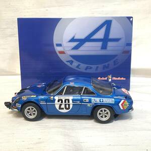 ● 1/18 京商 アルピーヌ ルノー A110 モンテカルロラリー 1971 ダイキャスト 検) ミニカー KYOSHO ラリーカー RENAULT