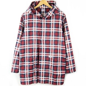 ■STANDARD CALIFORNIA スタンダードカリフォルニア / Print Flannel Check Hood Gown / 日本製 / メンズ / チェック フード ガウン size M