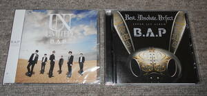 日本盤アルバム２枚セット★B.A.P Best,Absolute.Perfect / UNLIMITED★JAPAN 1st Album タイプB 美品 / 2nd Album 未開封