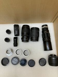 XL8205 CANON ZOOM LENS EF 100-300ｍｍ ／TAMRON AF 28-200mm／PENTAX／他 一眼レフカメラ用 レンズ ／他アクセサリー　まとめ　現状品