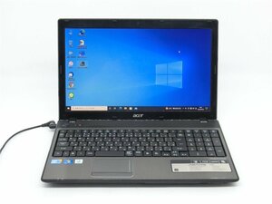 カメラ内蔵/中古/15.6型/ノートPC/Win10/HDMI/爆速新品SSD256GB/4GB/i5　M430/ACER　5741　新品無線マウス　MSoffice2021ProPlus搭載