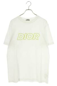 ディオール DIOR 393J696E0847 サイズ:M ロゴ刺繍オーバーサイズTシャツ 中古 SB01
