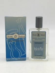 0404-207MK?6100 佐川　香水　残量5割程度　Scent Station　Style in Play FOR MEN 50mlボトル　スタイルインプレイ