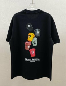 Maison Margiela メゾン マルジェラ トップス Tシャツ レディース メンズ サンマー ストリート ブラック M