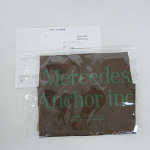 【1円】未使用 国内正規 Mercedes Anchor Inc メルセデスアンカーインク TOTE BAG ロゴ トートバッグ BROWN ONESIZE FREE