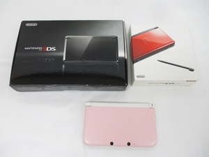 7643B ニンテンドー3DS コスモブラック ニンテンドー3DSLL SPR-001 ピンク×ホワイト DSLite クリムゾン・ブラック Nintendo ゲーム機 本体