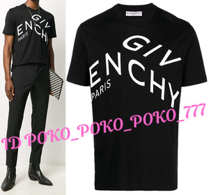 即決 未使用 21SS ジバンシィ GIVENCHY ジバンシィ SLIM FIT ロゴ刺繍 Tシャツ 送料無料