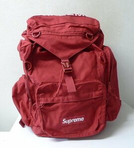 ◆supreme シュプリーム 美品 23ss Field Backpack　フィールド　バックパック　リュック サック 赤