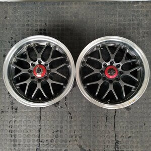 管理番号：A2-115【2本のみ】【14x6J 4x100 ET+40 ハブ73】CRIMSON RACING SPARCO・シビック ロードスター等・適格請求書発行可能