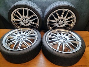 WORK SPORBO DURATA 17インチ 7J 100-4H +42 BRIDGESTONE Playz PZ-1 205/40-17 アクア ヴィッツ フィット コンパクトカー ワーク ホイール