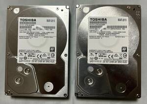 TOSHIBA DiskDrive [DT01ACA200] 2.0TB x 2本セット