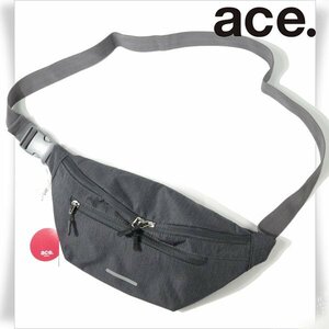 新品1円～★ace.TOKYO エース ACE コルティ ウエストポーチ ボディバッグ ウエストバッグ ブラック 軽量 正規店本物 ◆1393◆　