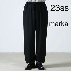 23ss marka マーカ EASY WIDE PANTS イージーワイドパンツ SUPER120s WOOL WASHER TROPICAL ウールトロピカル