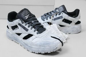 未使用 ★ Maison Margiela x Reebok ◆ Classic Leather Tabi (GX6244) タビ スニーカー サンダル 白 25.5cm マルジェラ リーボック ◆K-3