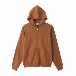 ◆新品 Champion チャンピオン MADE IN USA 9oz フルジップパーカー メンズ L 定価15,180円 Lブラウン 裏起毛 フーディー アメリカ製 米製