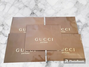 グッチ　GUCCI　ショップ袋　ショッパー　紙袋　未使用品　5枚セット