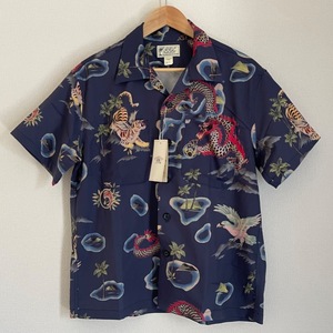 Ralph Lauren RRL Tropical Print Camp Hawaiian Shirt トロピカル アロハシャツ Sサイズ