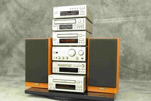 F☆ONKYO オンキョー T-405X/MD-105AX/A-907X/C-705X/K-505X/D-102EX/DV-SP205 システムコンポ ☆現状品☆