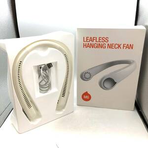 【夏目前・必需品】LEAFLESS HANGING NECK FAN ネックファン ネッククーラー ハンズフリー 首掛け扇風機 M6