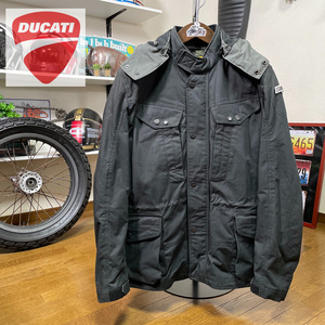 未使用☆DUCATI SCRAMBLER ドゥカティ スクランブラー Desert Sled コットンウインタージャケット ブラック/XL（３XL相当）